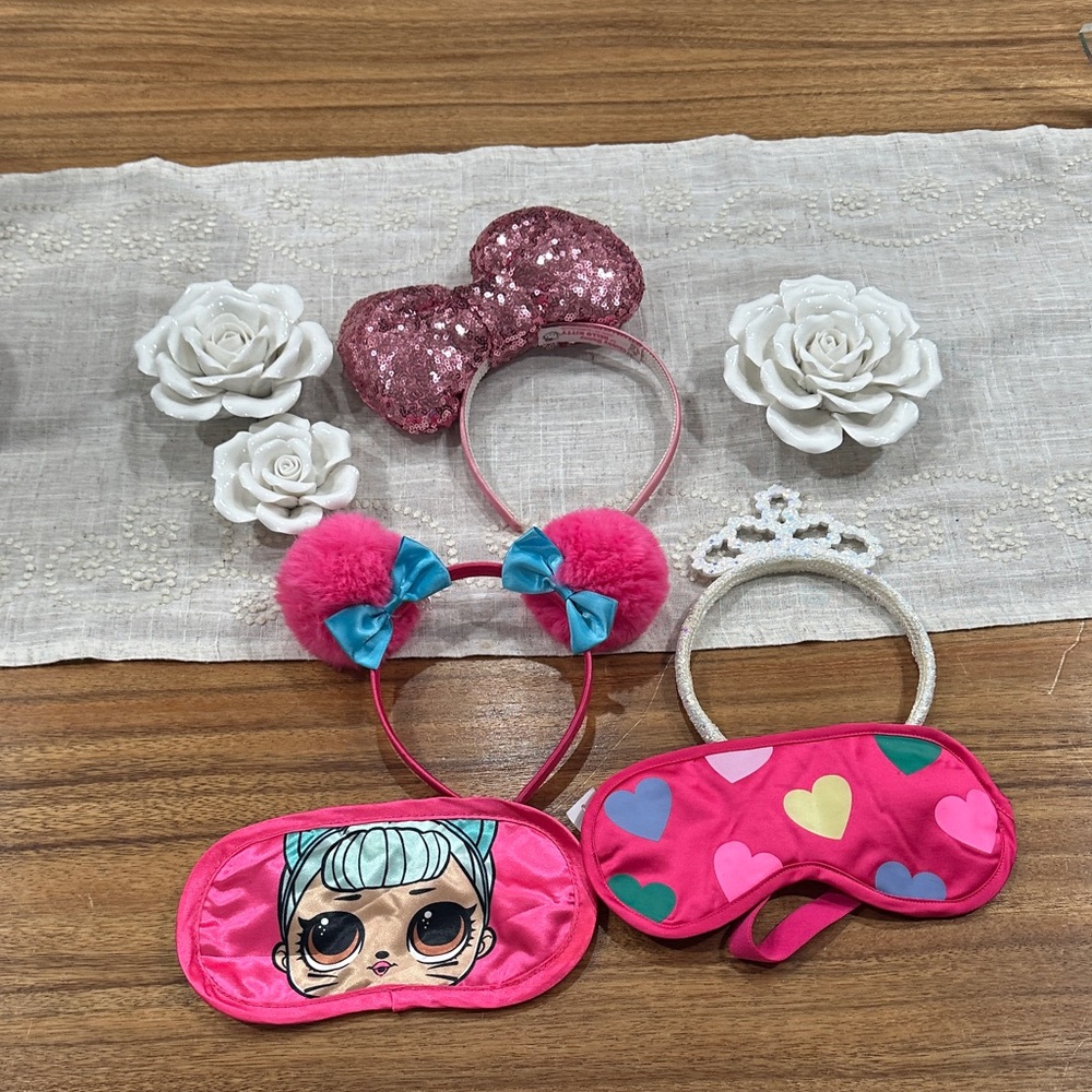 L.O.L. Surprise headbands and sleeping masks!